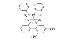 Chloro(2-dicyclohexylphosphino-2’,4’,6’-triisopropyl-1,1’-biphenyl)[2-(2’-amino-1,1’-biphenyl)]palladium(II)