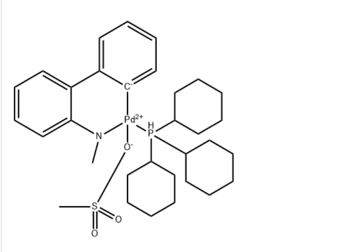 甲烷磺酸(三环己基膦)(2’-甲胺基-1,1’-联苯-2-基)钯(II) PCy3 Pd G4