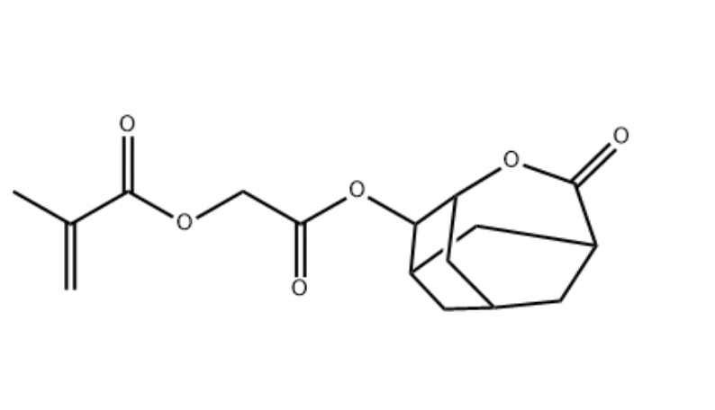 2-甲基-2-丙烯酸2-氧代-2-[(5-氧代-4- 氧三环(4.3.1.1³81+一烷基-2-基)氧基] 乙酯