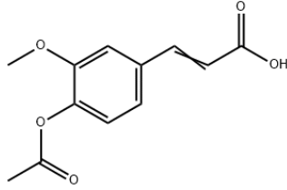 4-乙酰氧基-3-甲氧基肉桂酸