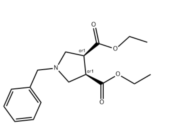 顺式-1-苄基-3,4-吡咯烷二羧酸二乙酯