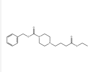 1-Piperazinebutanoic acid, 4-[(phenylmethoxy)carbonyl]-, ethyl ester