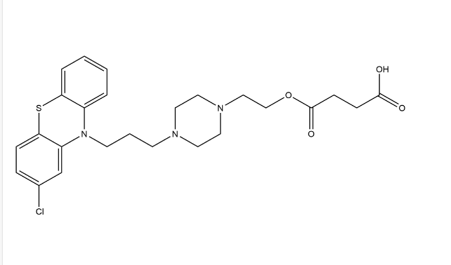 1-[2-[4-[3-(2-Chloro-10H-phenothiazin-10-yl)propyl]-1-piperazinyl]ethyl] butanedioate