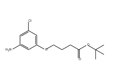 Butanoic acid, 4-(3-amino-5-chlorophenoxy)-, 1,1-dimethylethyl ester