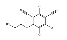 1,3-Benzenedicarbonitrile, 2,4,5-trichloro-6-(2-hydroxyethoxy)-