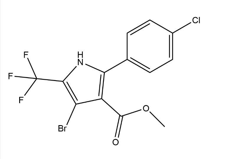 Methyl 4-bromo-2-(4-chlorophenyl)-5-(trifluoromethyl)-1H-pyrrole-3-carboxylate