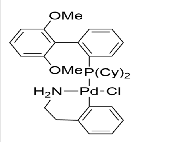 氯(2-二环己基膦基-2′,6′-二甲氧基-1,1′-联苯基)[2-(2-氨基乙基苯基)]钯(II) - 甲基--叔丁基醚加合物 SPhos Palladacycle Gen. 1 