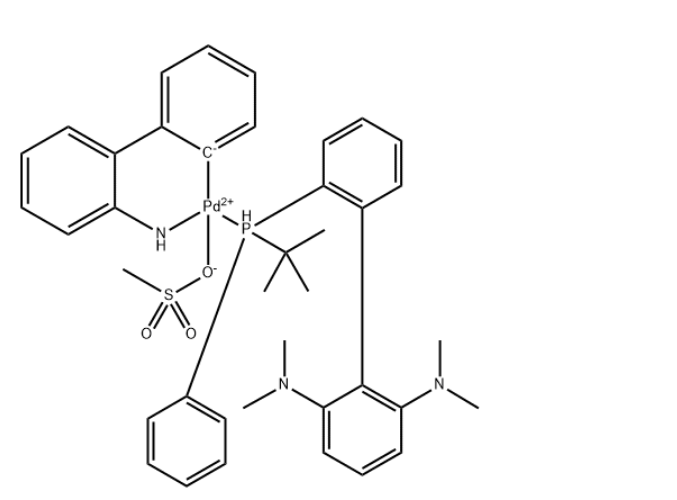 2-叔丁基膦-2’,6’-二甲胺-1,1’-联苯(2’-氨基-1,1’-联苯-2-基)甲磺酰钯(II)
